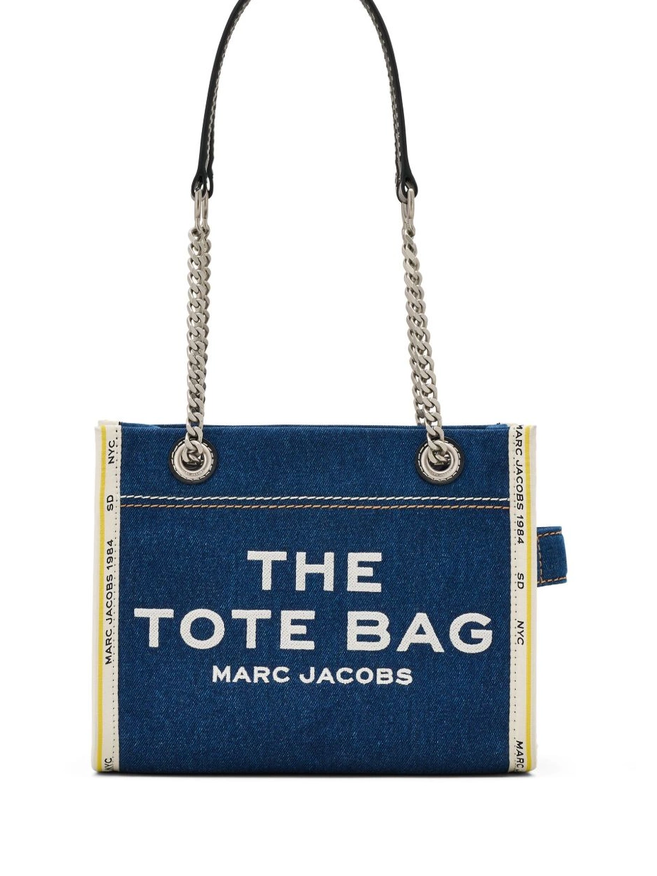 Tote The Chain Women Denim Jacobs Marc bag Small 0825